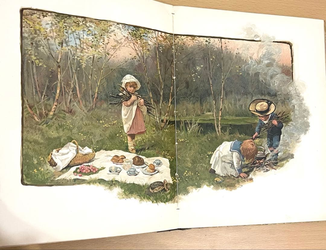 No.365 希少 古書 洋書 絵本 アンティーク ビクトリアン 詩集 児童書