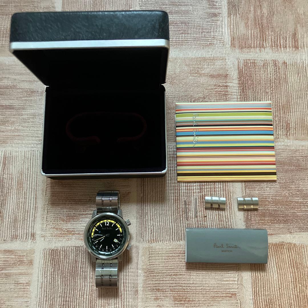 【PaulSmith 】ポールスミス・マスターピース GMT ワールドタイム