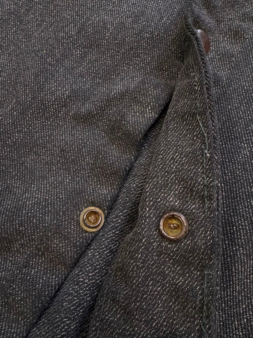 60s ブラックシャンブレー　コーチジャケット