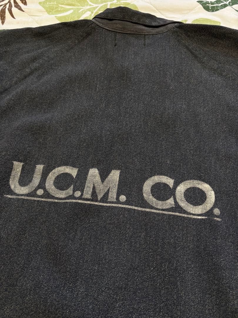 60s ブラックシャンブレー　コーチジャケット