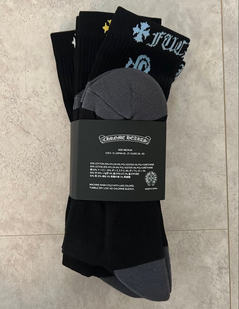新品未使用品　クロムハーツ　靴下　ソックス 　2足セット