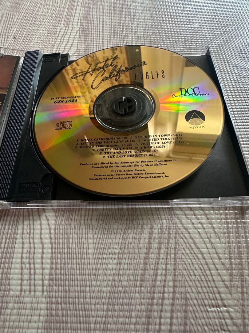 EAGLES／ホテルカリフォルニア／イーグルス／24k GOLD CD