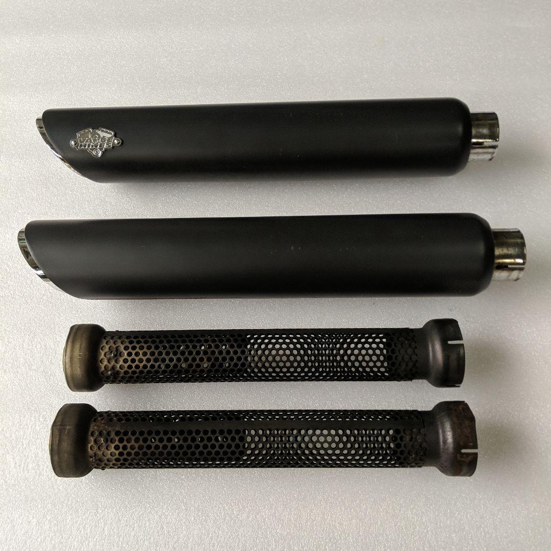 バンス＆ハインズ　スリップオンマフラー　ハーレーダイナ用　消音バッフル付