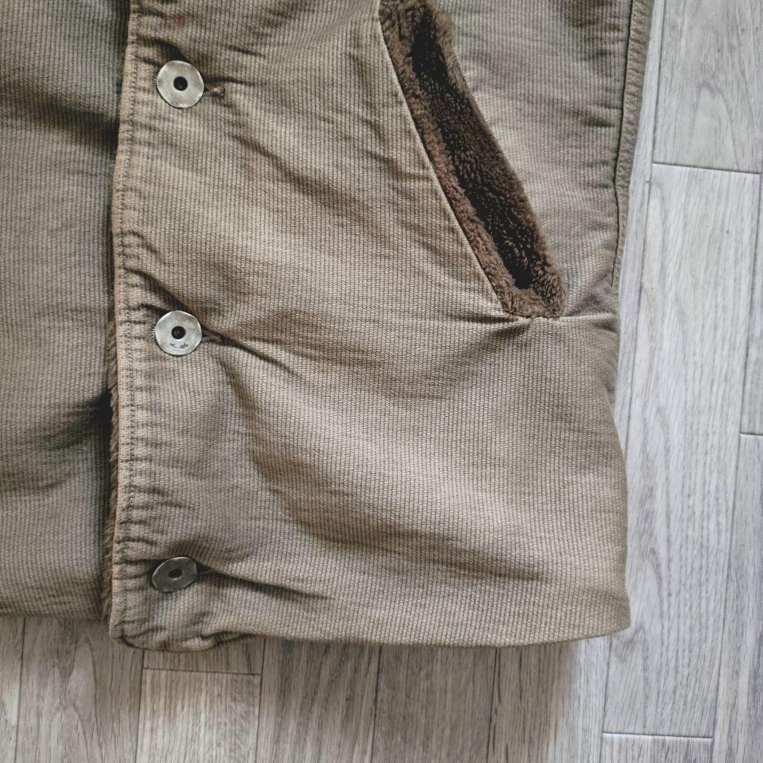 希少 KAPITAL 完売品 細コーデュロイ ボアベスト シンチバック