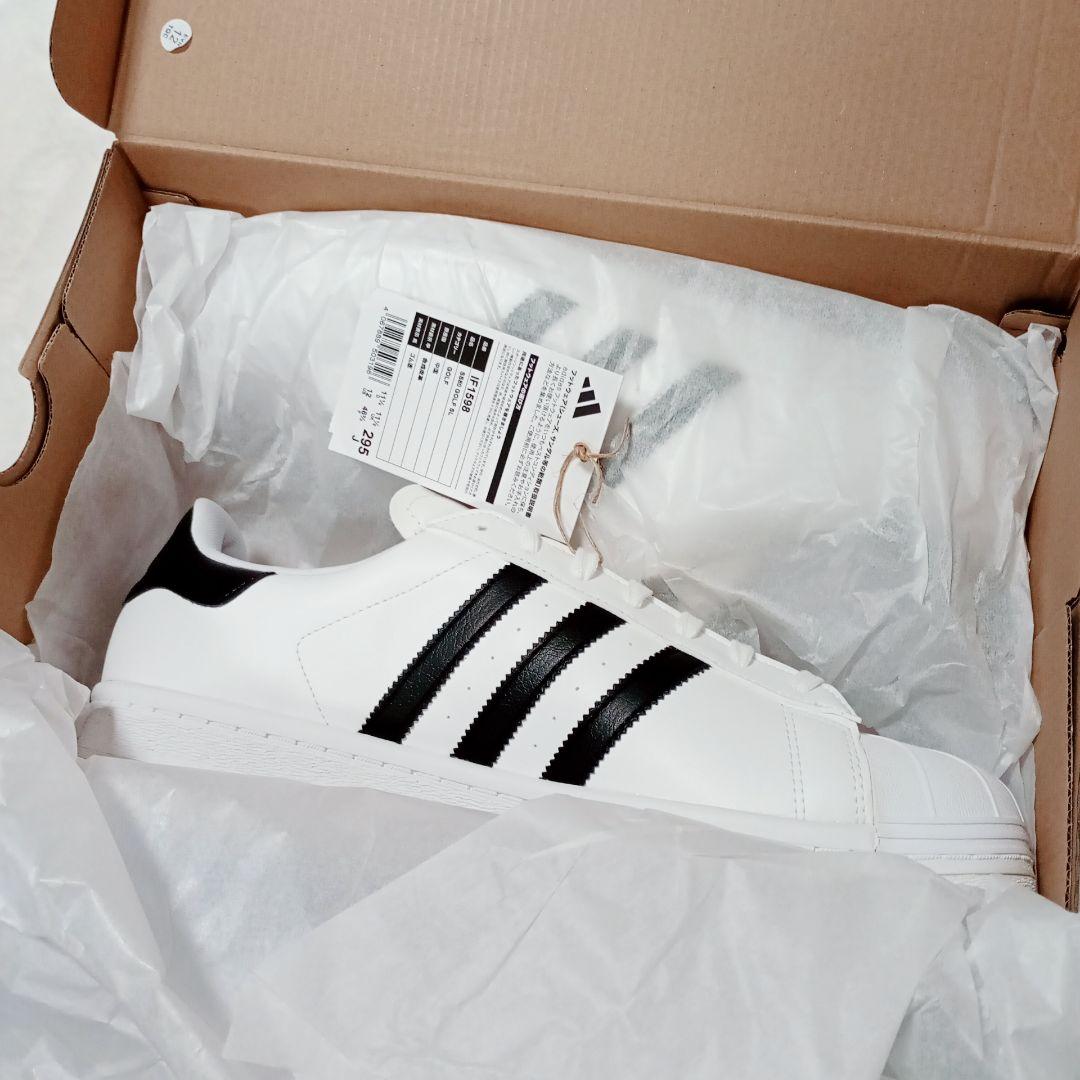 ❣️新品❣️adidas SS80 GOLF SL ゴルフ 白×黒 29.5