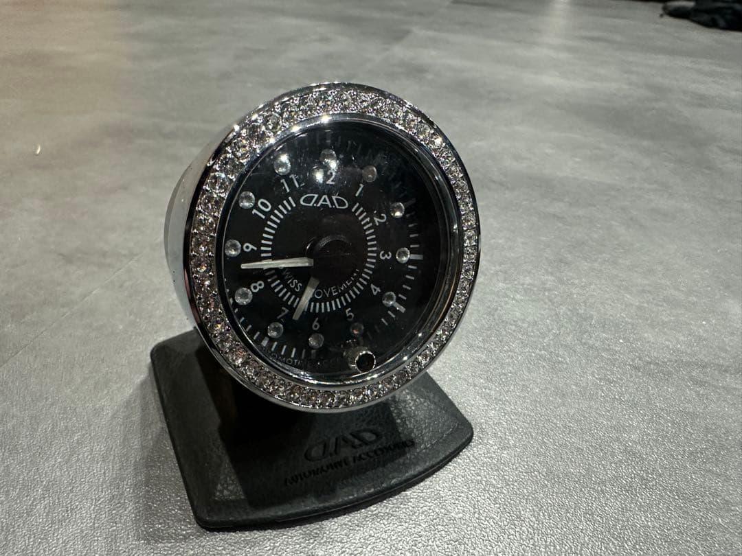 絶版 DAD イルミネーションクロック スワロフスキー　綺麗　ギャルソン　車用