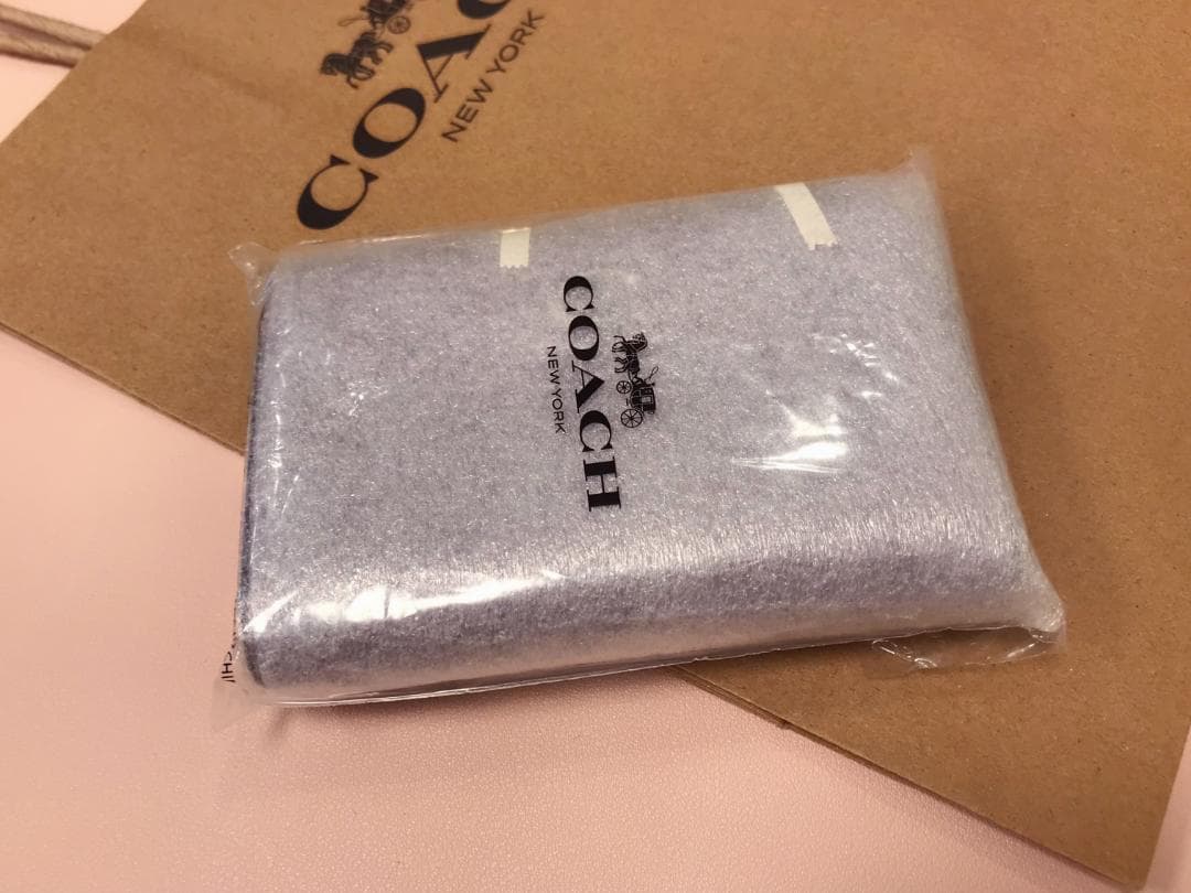 レア色！新品COACH エッセンシャル Lジップ キー ケース