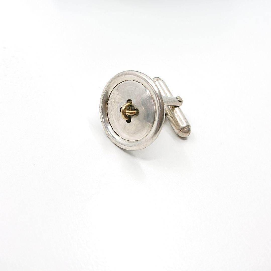 ※専用です！ 18金 コンビ ボタン カフス 片方