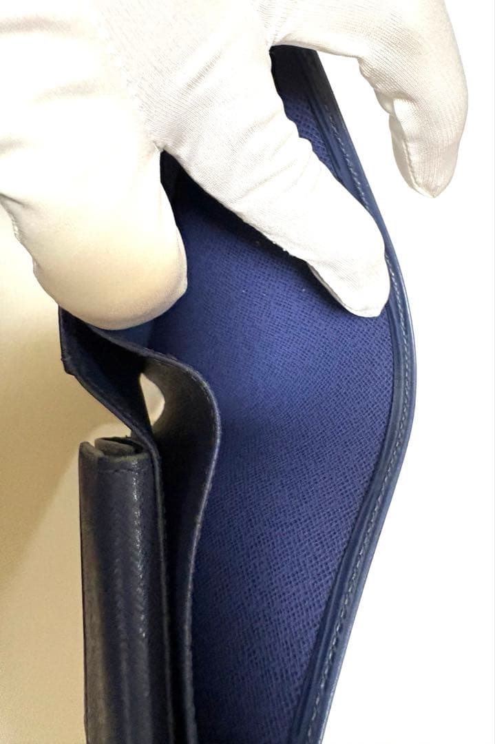 専用　Louis Vuitton エピ　ネイビー 二つ折り財布