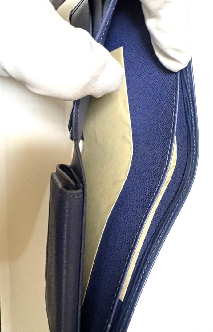 専用　Louis Vuitton エピ　ネイビー 二つ折り財布
