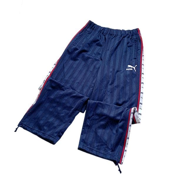 極美品✨️PUMA ジャージ上下 XL ネイビー 90′s ビッグ・刺繍ロゴ