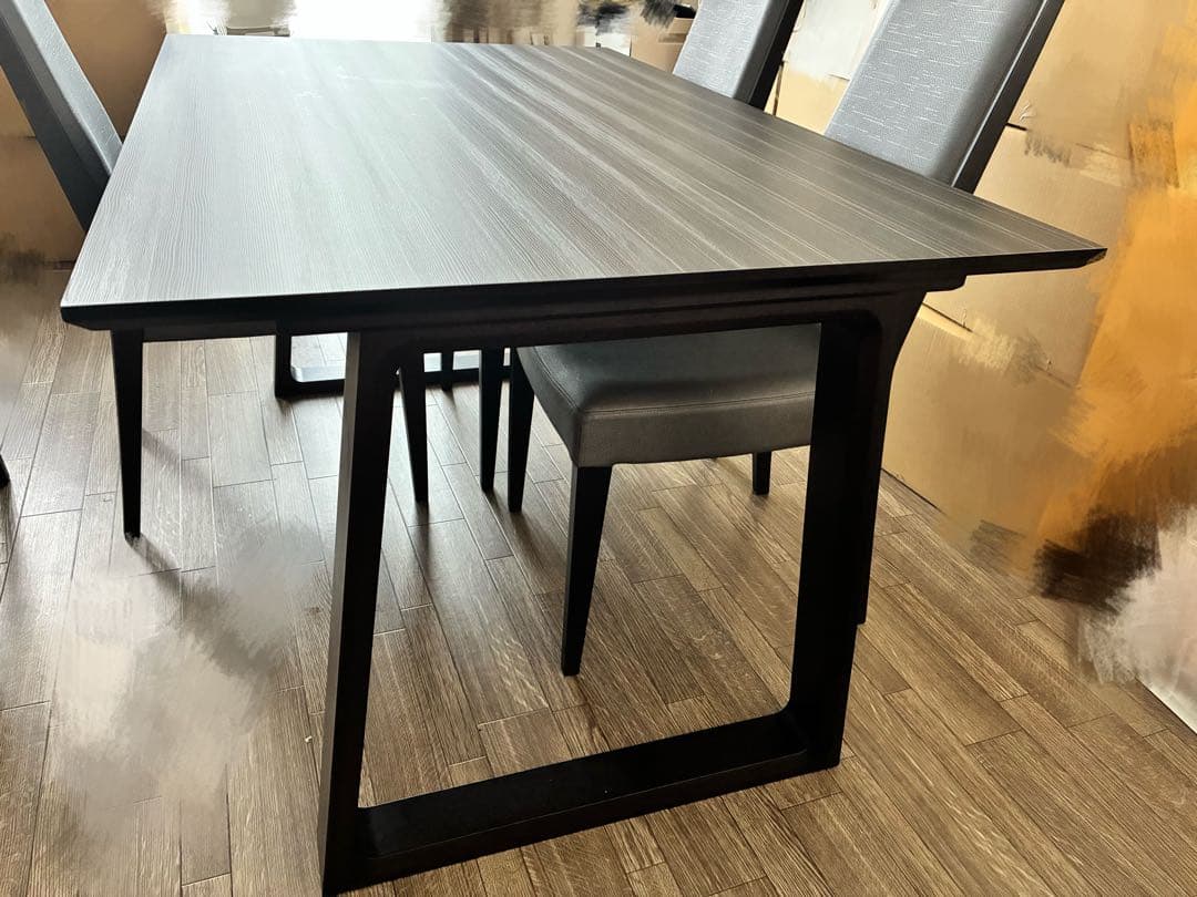 ④美品　カリモク　ダイニングチェア1脚