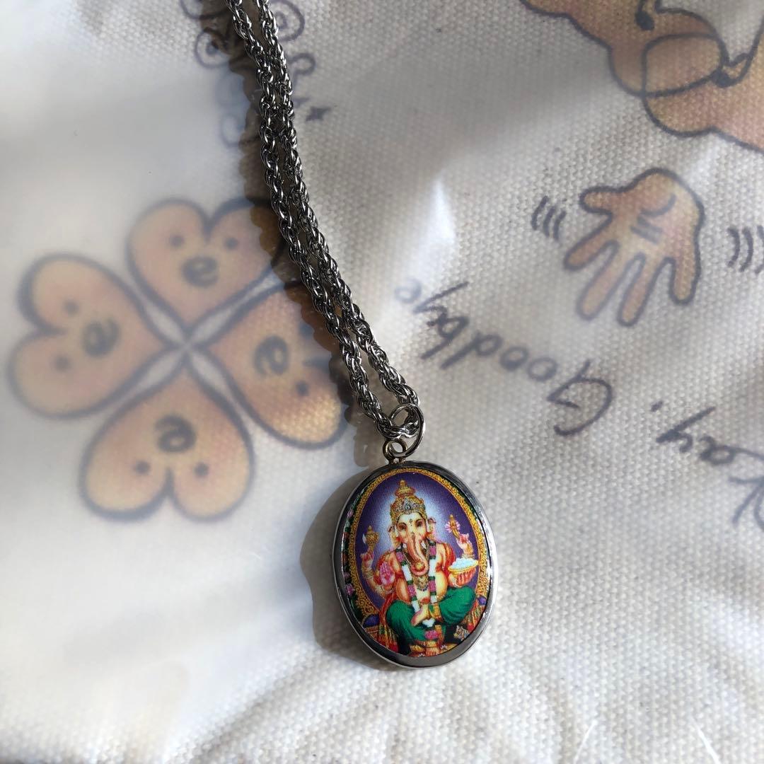 新品　ガネーシャ　オームペンダント　藤井風さんネックレス