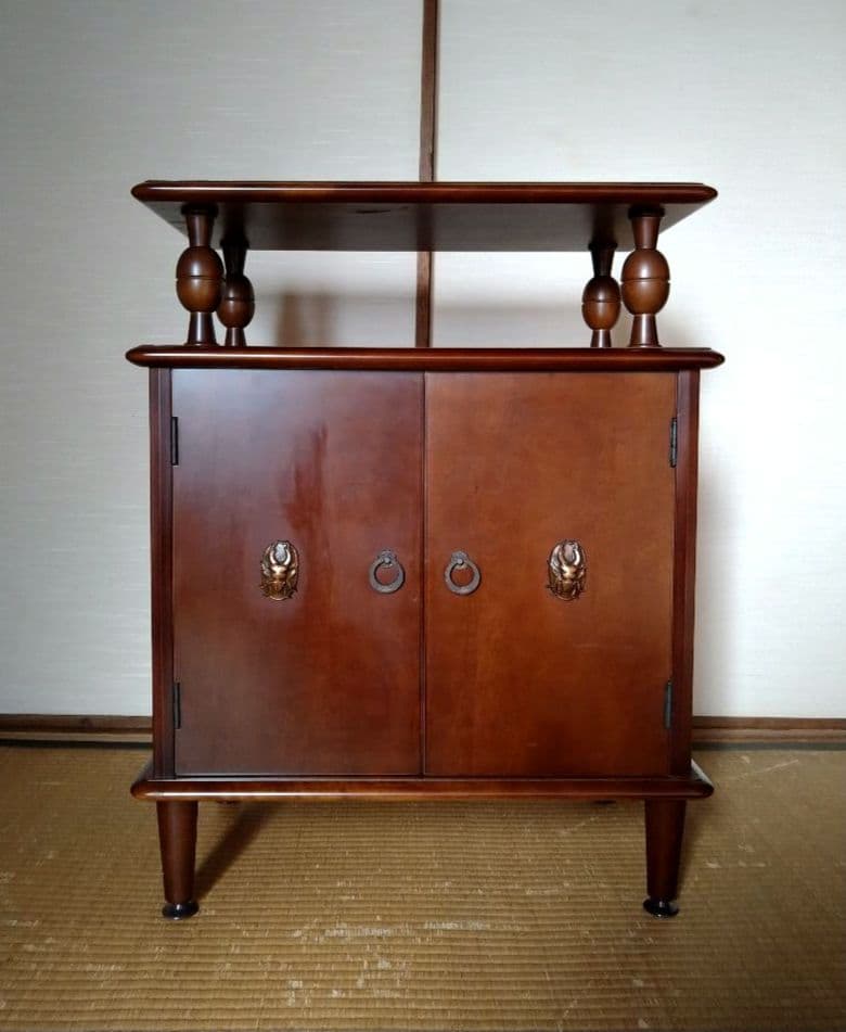 モリシゲ　MORISHIGE　キャビネット　木製　高さ約78cm 幅約62cm