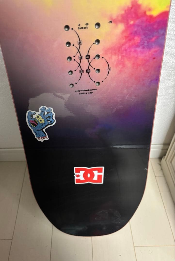 GRAY スノーボード グラデーションカラー　CUB-X 136