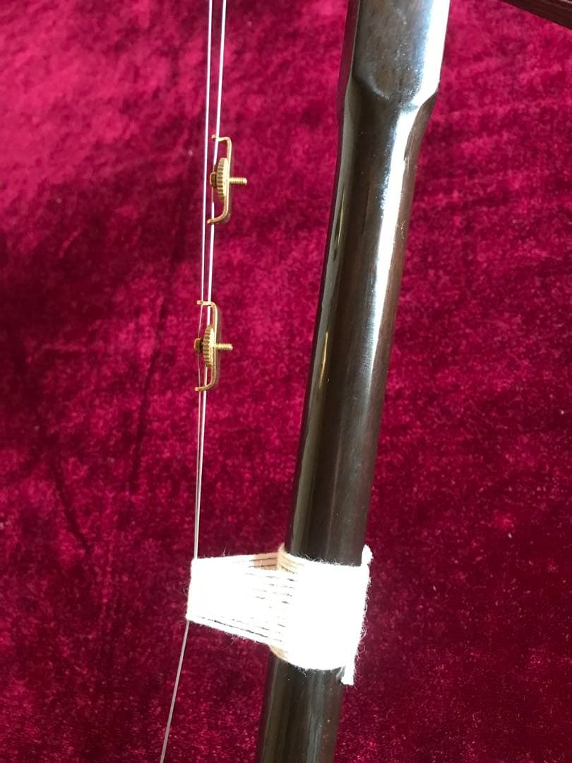 二胡★中古品★錦蛇本皮★完全手入れ★音など確認済み