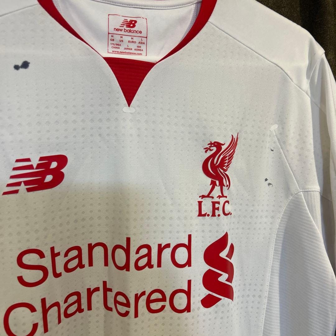新品未使用　サイン入り　リヴァプール　ゲームシャツ　2015-16