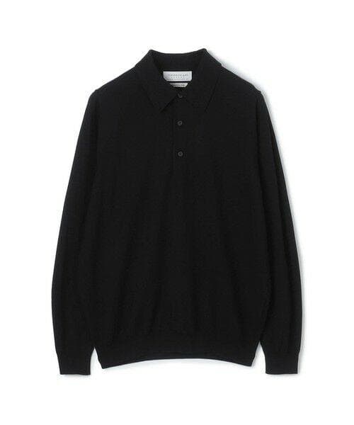 トゥモローランド トリコ シルク コットン ニット 長袖ポロシャツ M