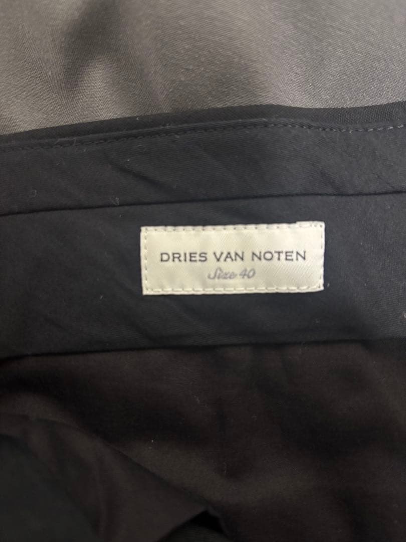 dries van noten 1タックワイドスラックス