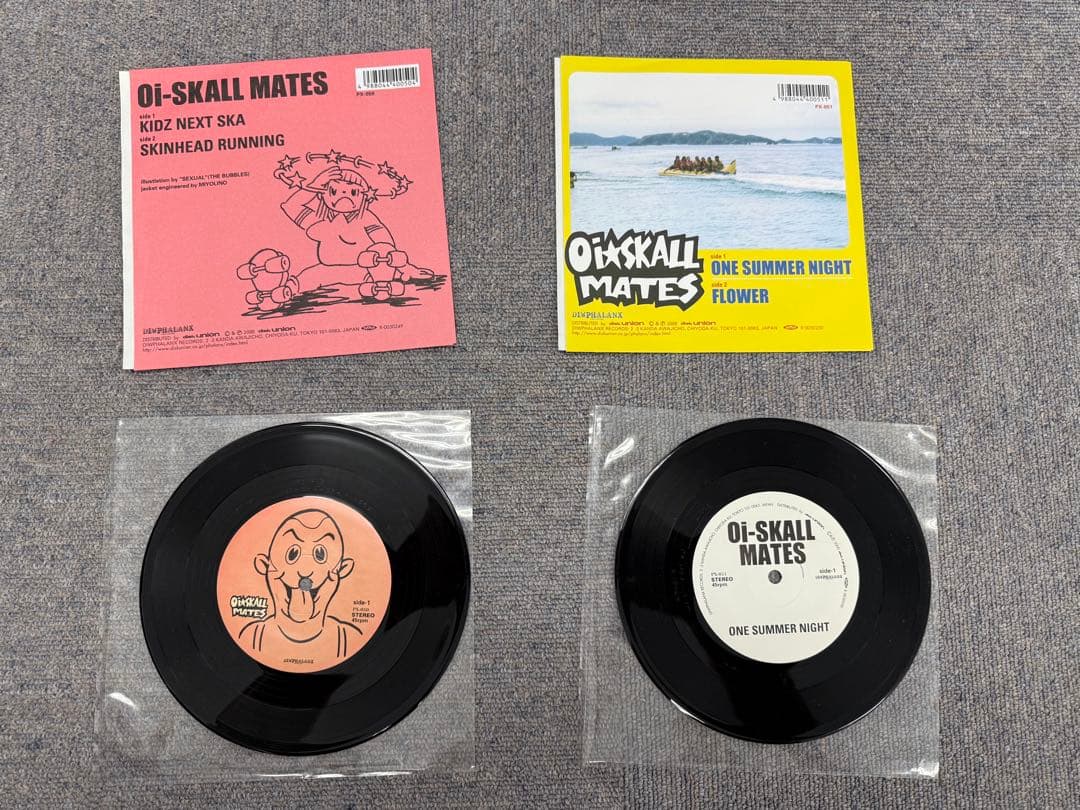 Oi-SKALL MATES シングルレコード4枚　会場限定品含む
