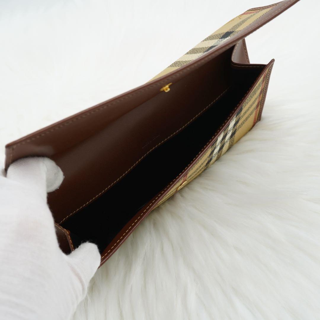 新品未使用品　箱付き　BURBERRY LONDON 長財布　ノバチェック　希少