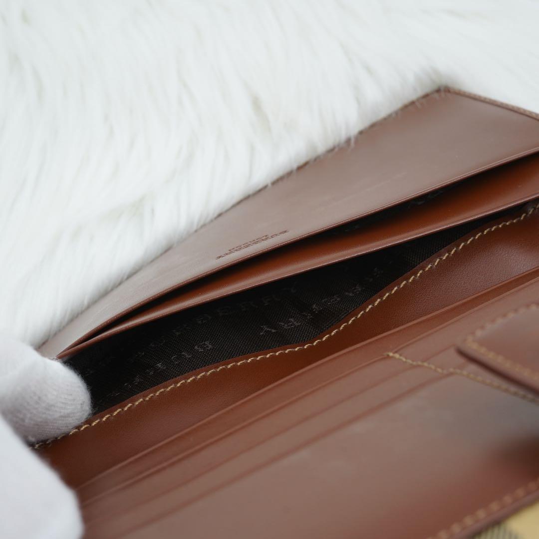 新品未使用品　箱付き　BURBERRY LONDON 長財布　ノバチェック　希少