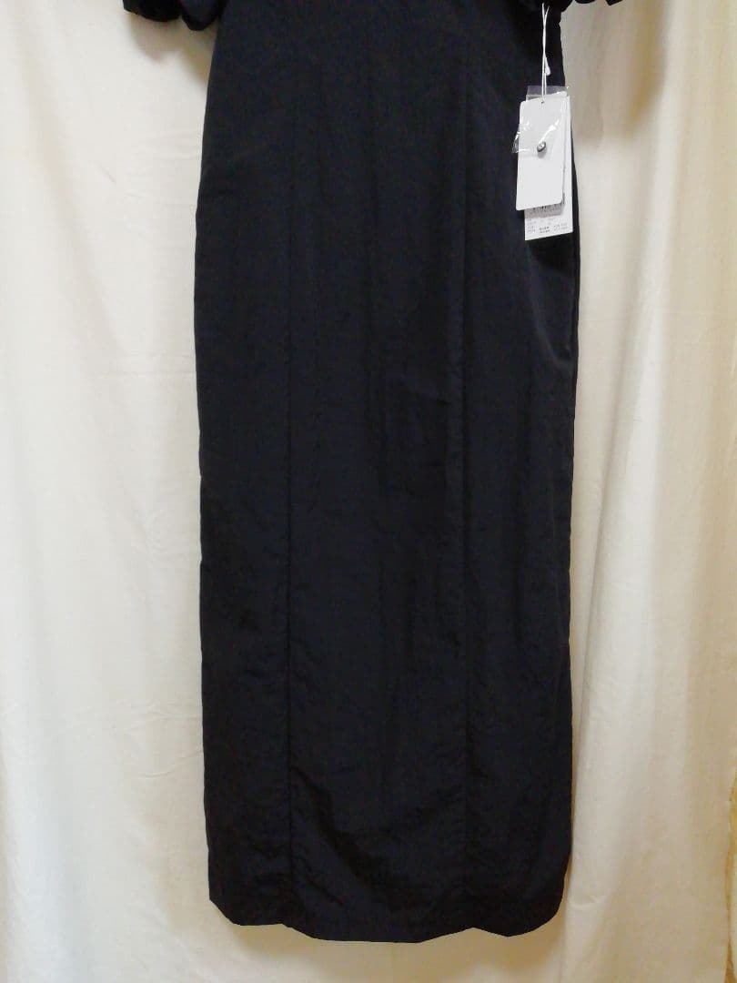 ANDRESD deccolete dot dress 結婚式 ワンピース