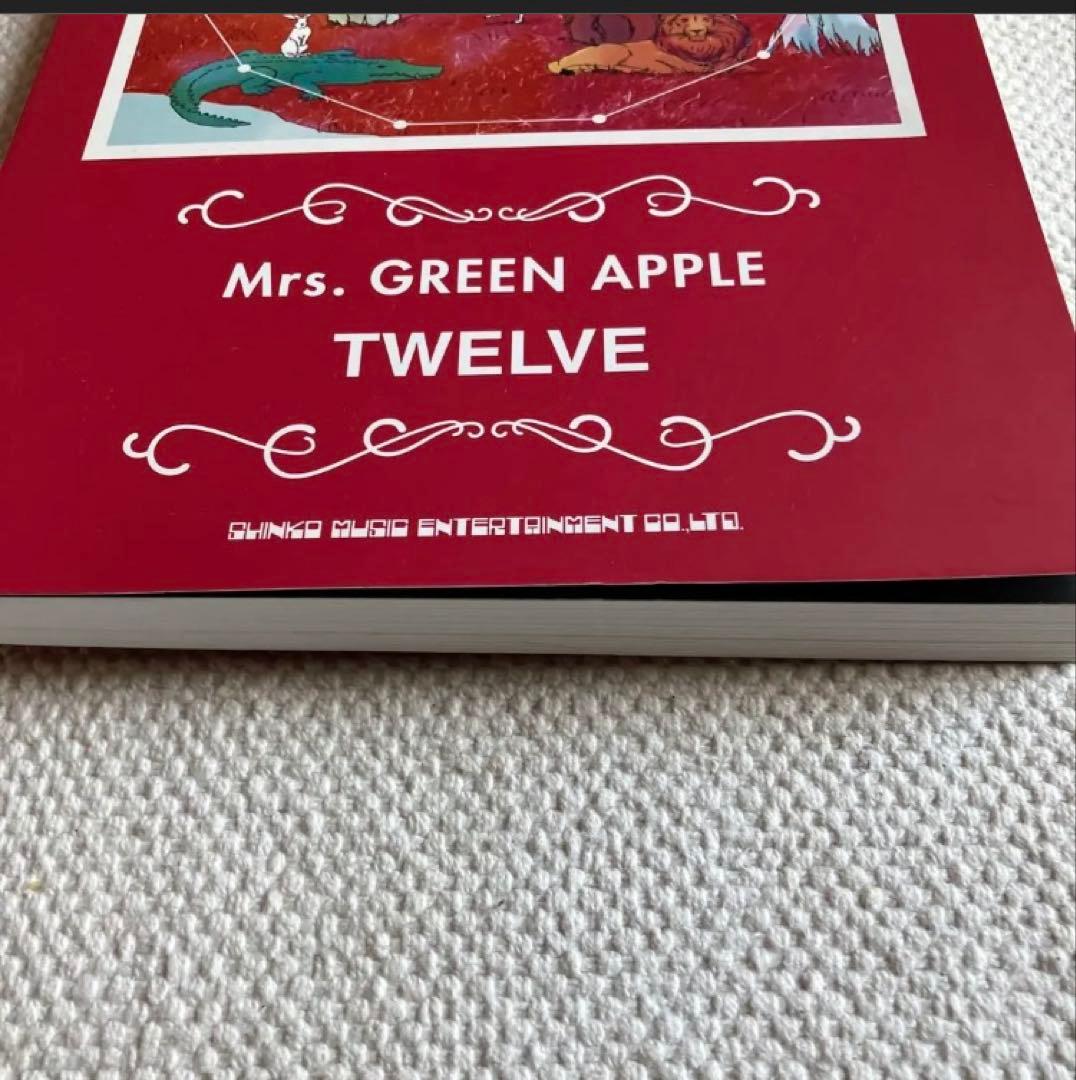 【廃盤】Mrs. GREEN APPLE TWELVE バンドスコア
