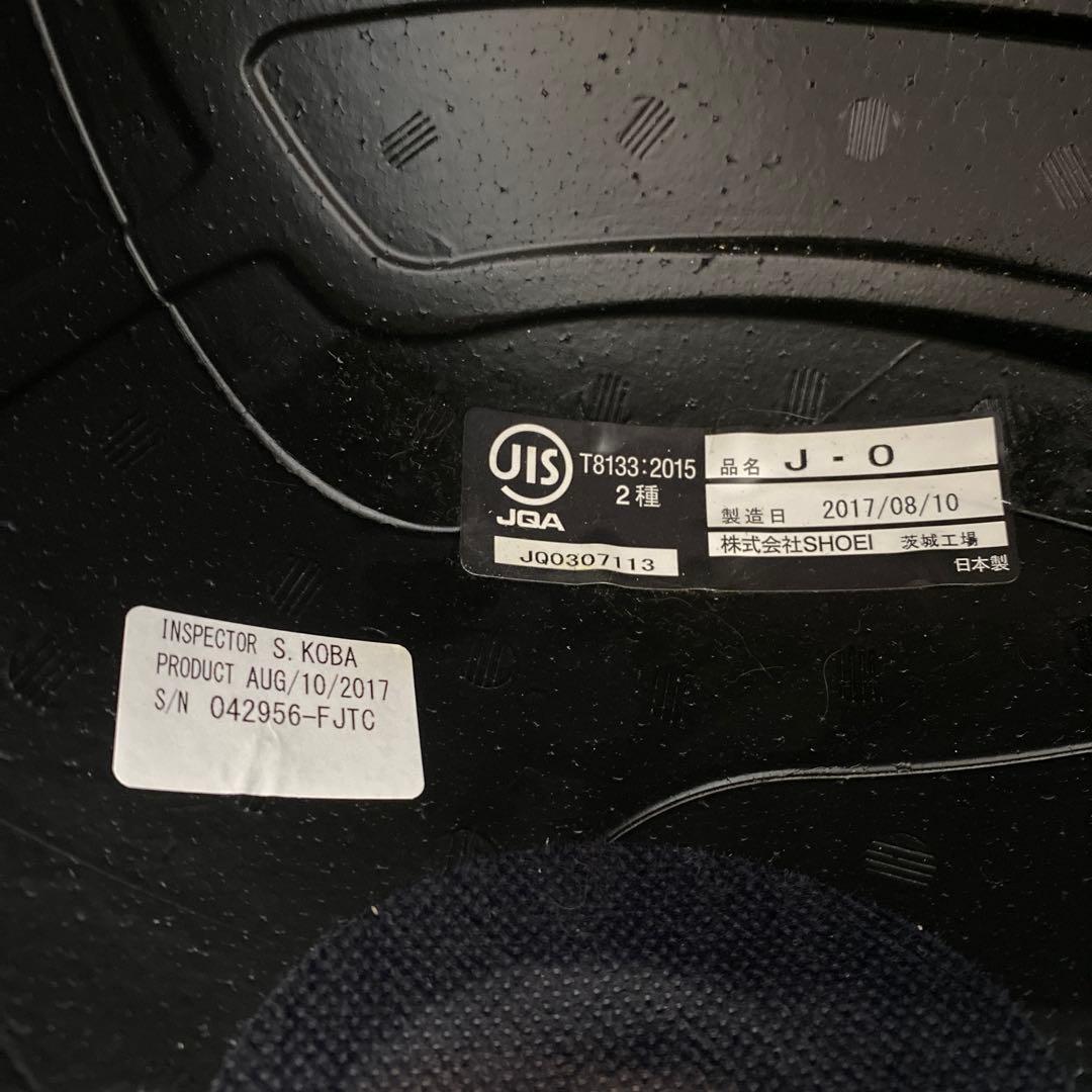 SHOEI ショウエイ J•O JO ジェイ・オー XL オフホワイト ジェット