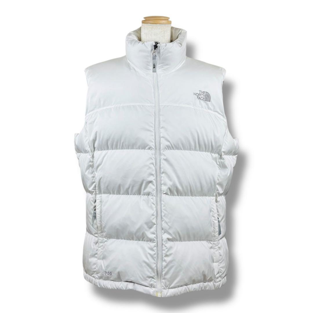 THE NORTH FACE ダウンベスト XL 700 ホワイト【234】