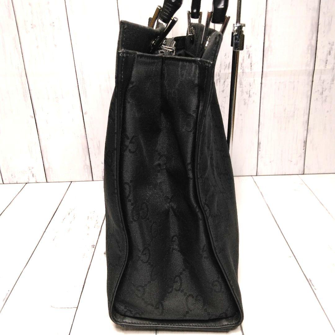 GUCCI　トートバッグ　ハンドバッグ　ナイロン　GG　バンブー　総柄