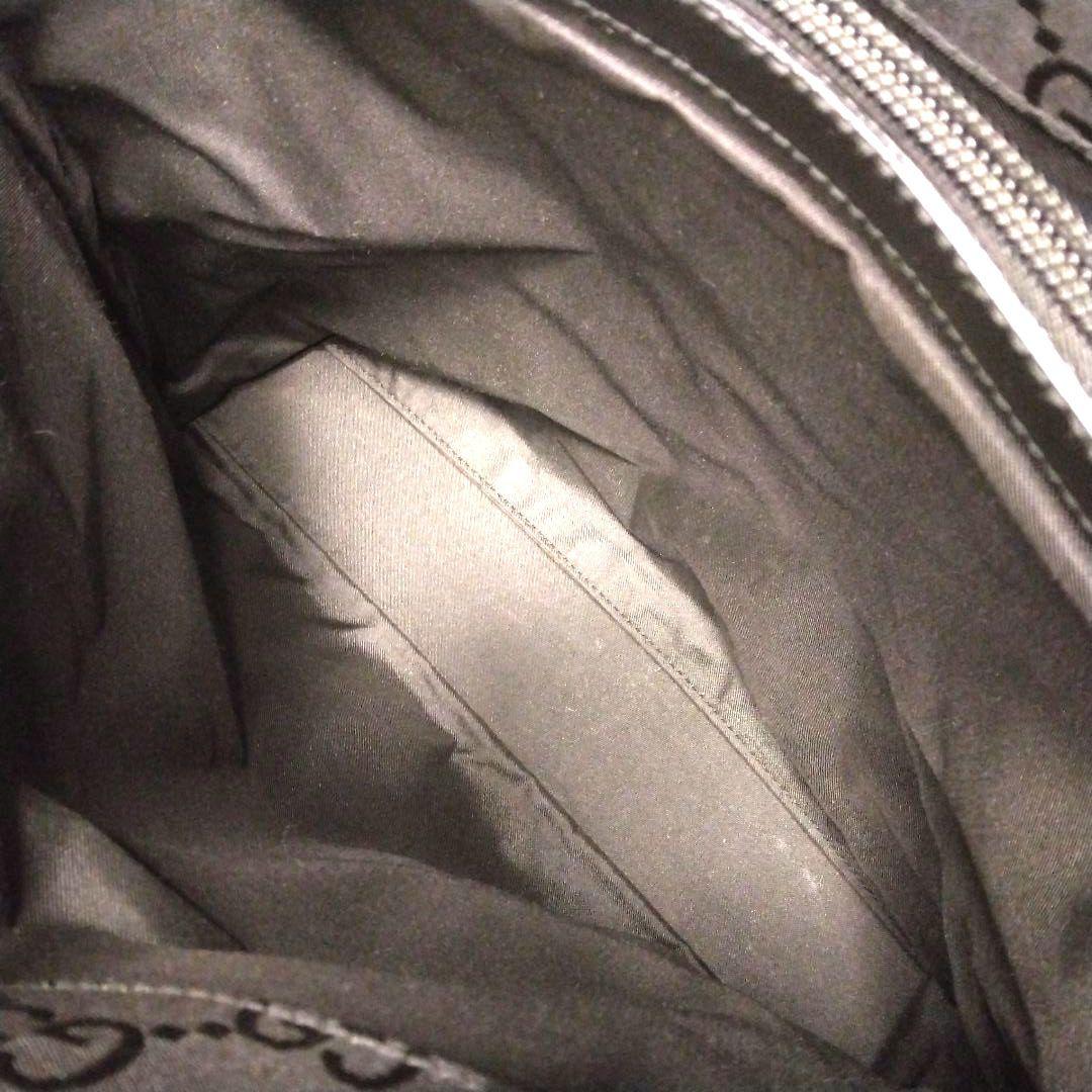 GUCCI　トートバッグ　ハンドバッグ　ナイロン　GG　バンブー　総柄