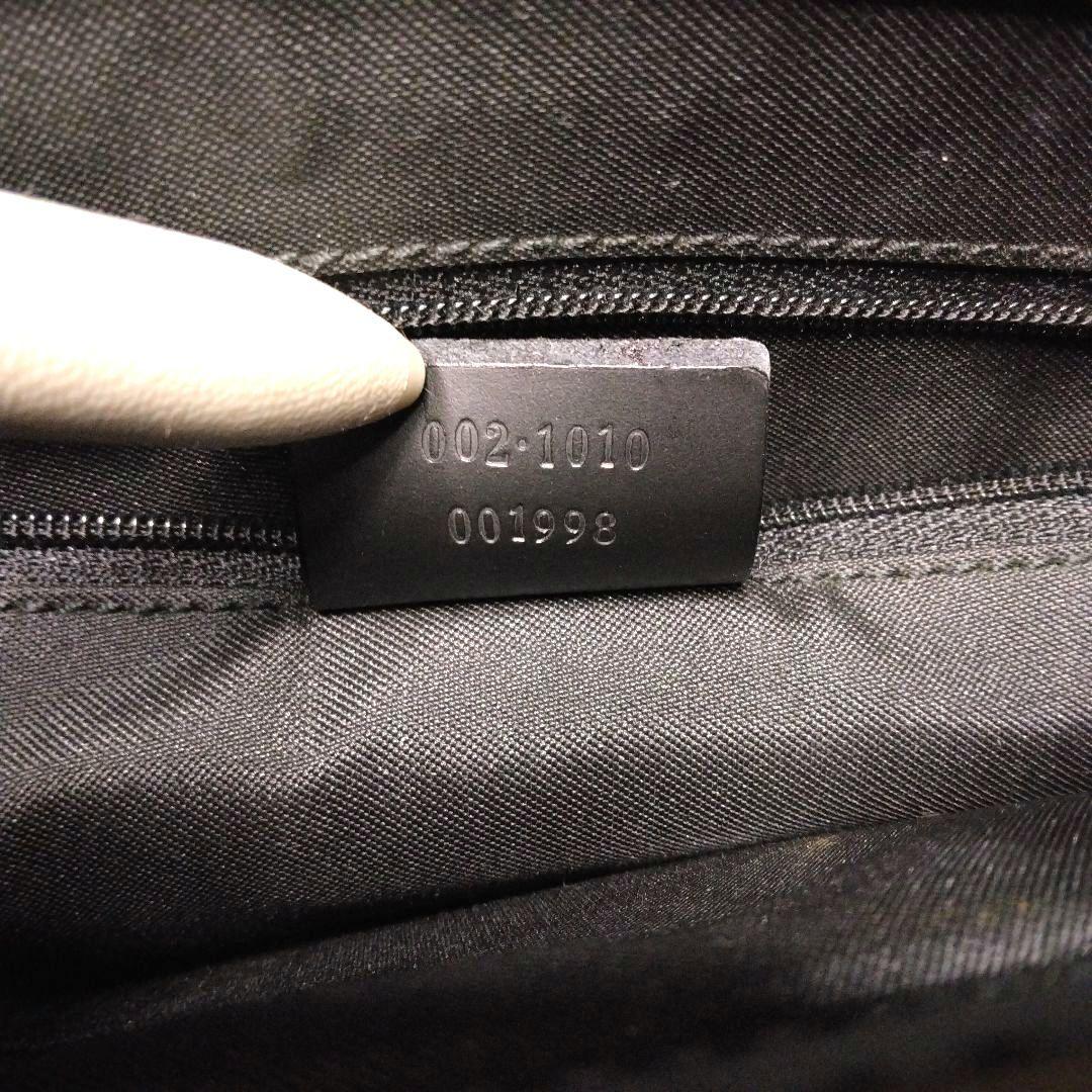 GUCCI　トートバッグ　ハンドバッグ　ナイロン　GG　バンブー　総柄