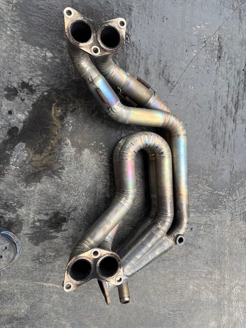 ど*ん様 ZN6 フルチタンエキマニ　　イーカスタム