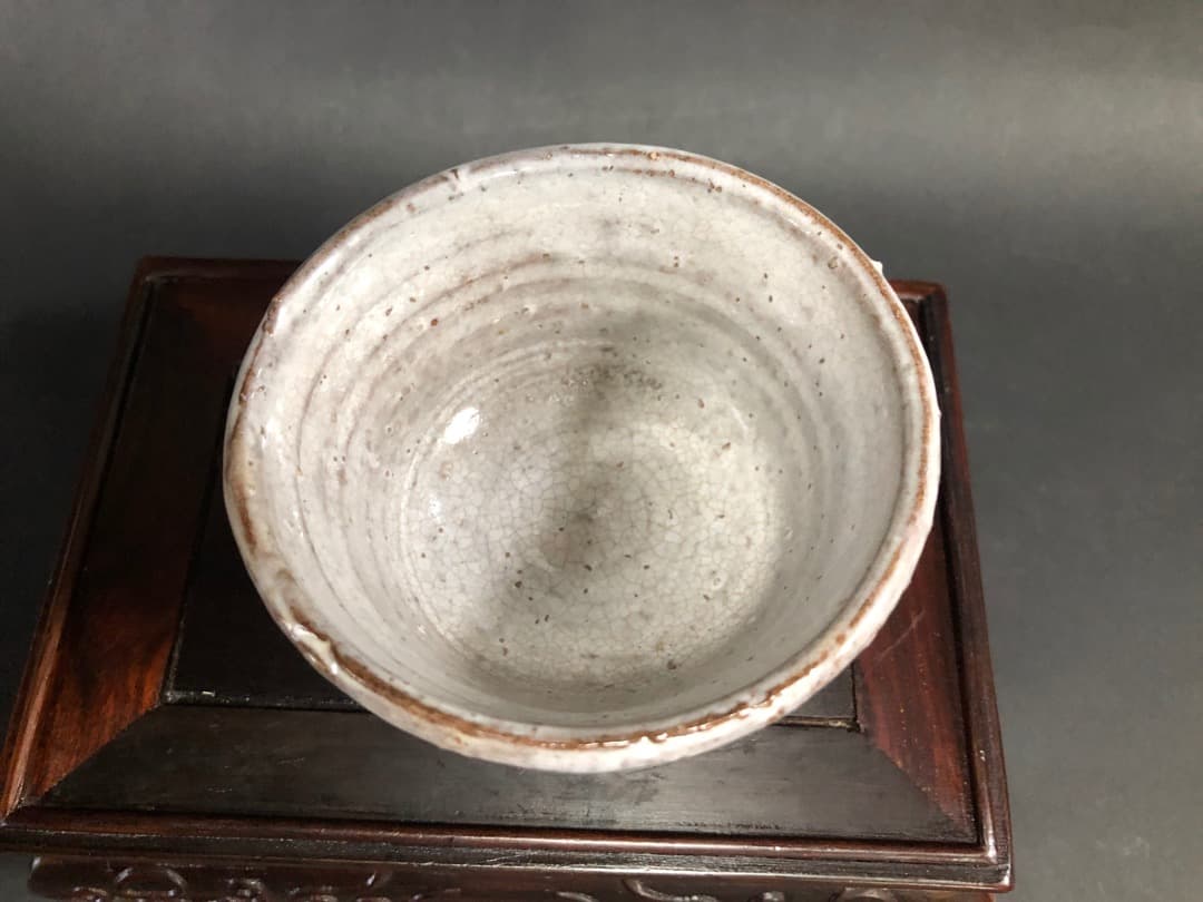 人間国宝　十代　三輪休雪（休和）萩焼　ぐい呑　酒盃　酒器　茶道具