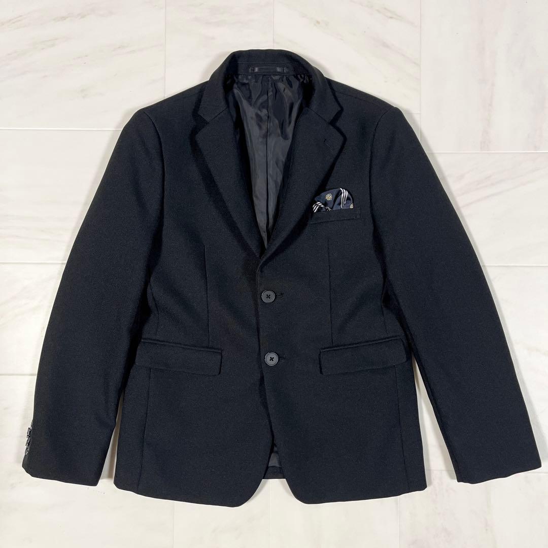 男の子 フォーマルスーツ 160 受験 卒業式 スーツセット チェックズボン