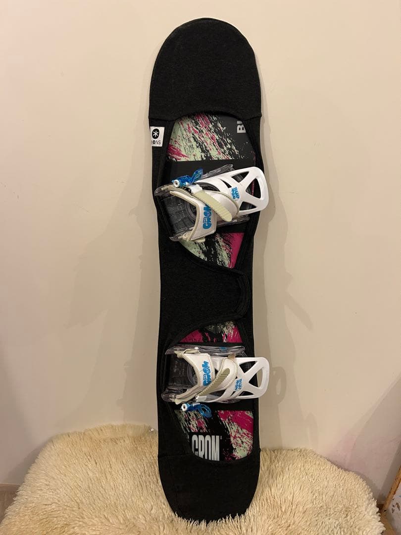 ちろさん専用Burton GROM ボード110 バイン セット キッズ　スノー