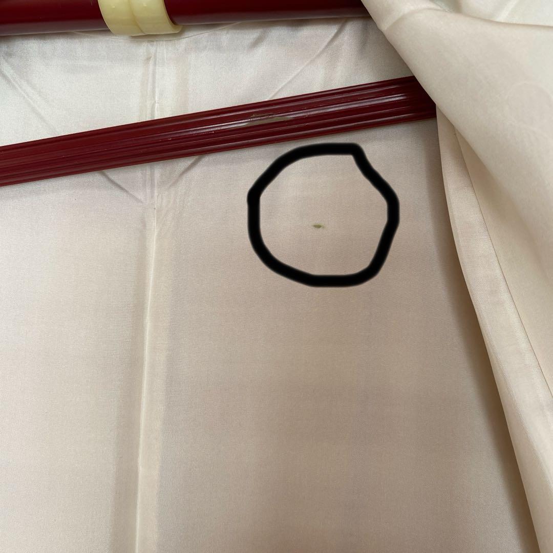 郡上紬　真綿紬　草木染　アイボリー