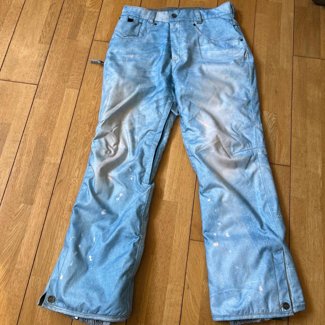 686 スノーボードパンツ L ライトブルー 限定版