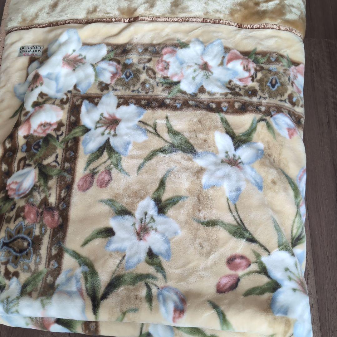 新品未使用ダブル毛布ロマンス小杉ROMANCEブランケットコレクション日本製