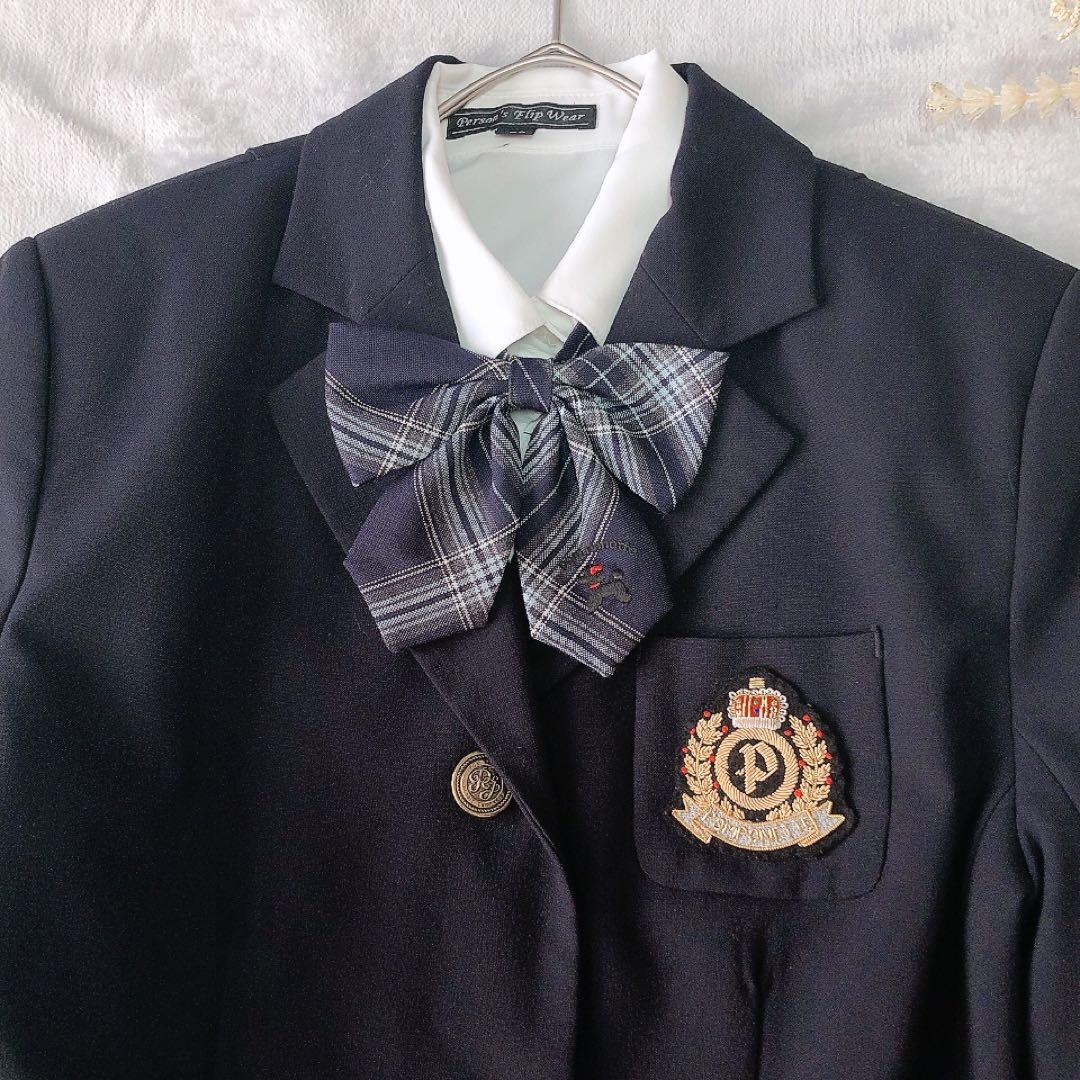 pom ponette 卒服 4点セット ブレザー スカート ワッペン 160