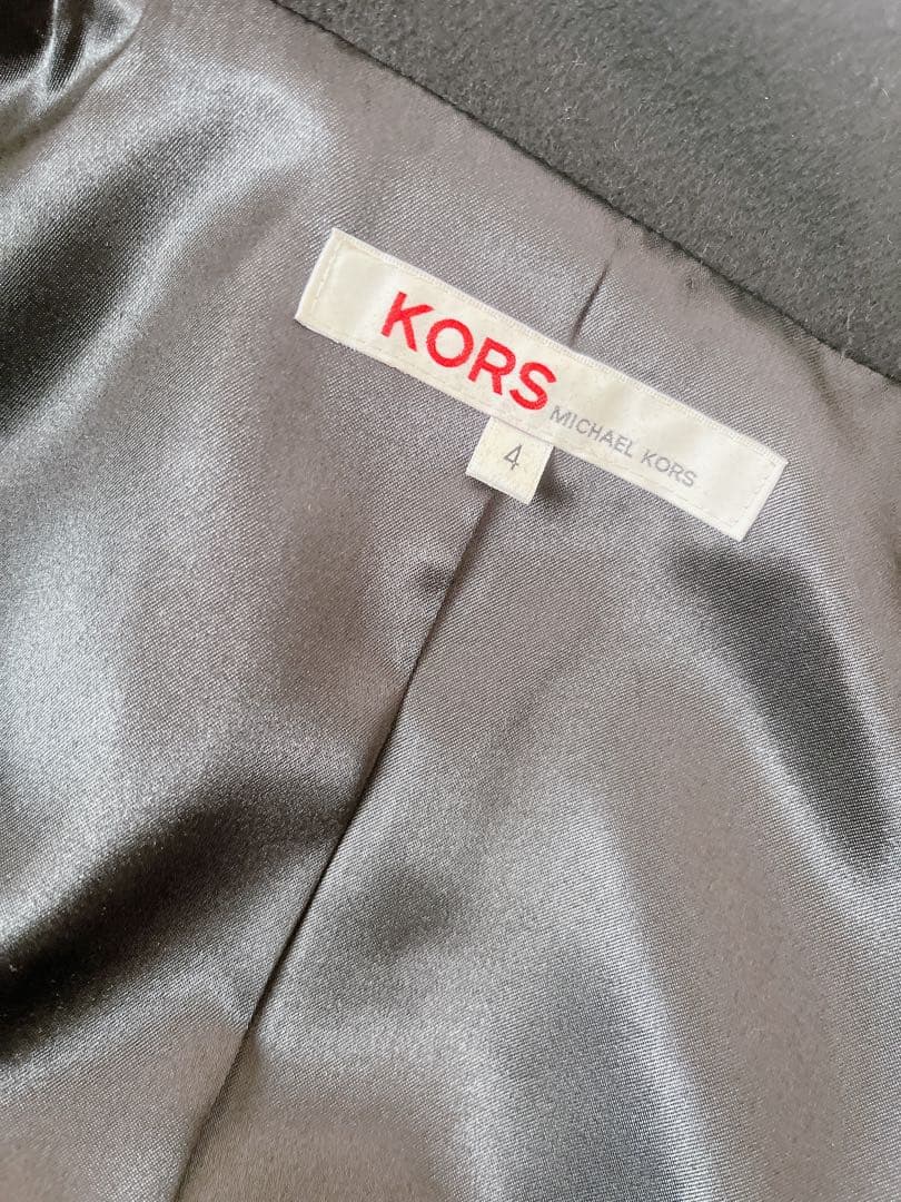 ♡美品♡MICHAEL KORS マイケルコース　カシミヤコート　ブラック
