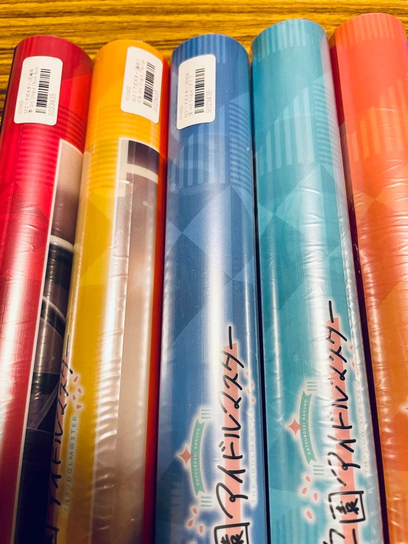 学園アイドルマスター2ndシングル　アニメイト特典A3クリアポスター全9種セット