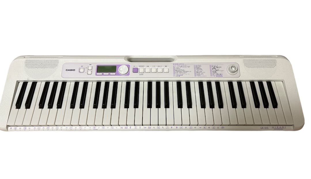 CASIO　カシオ　キーボード　LK-315　61鍵盤　光ナビゲーション