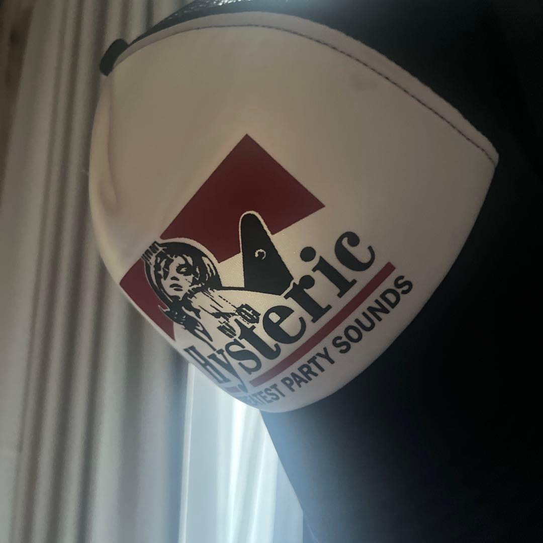 HYSTERIC CLAMOUR トラッカーキャップ ホワイト