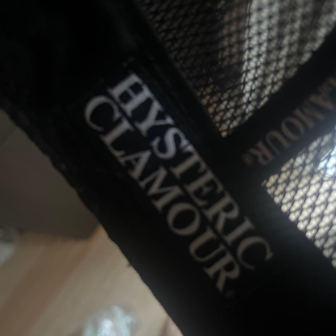 HYSTERIC CLAMOUR トラッカーキャップ ホワイト