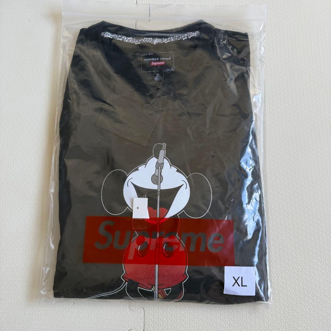 トップス Supreme Number Nine MickeyMouse XL