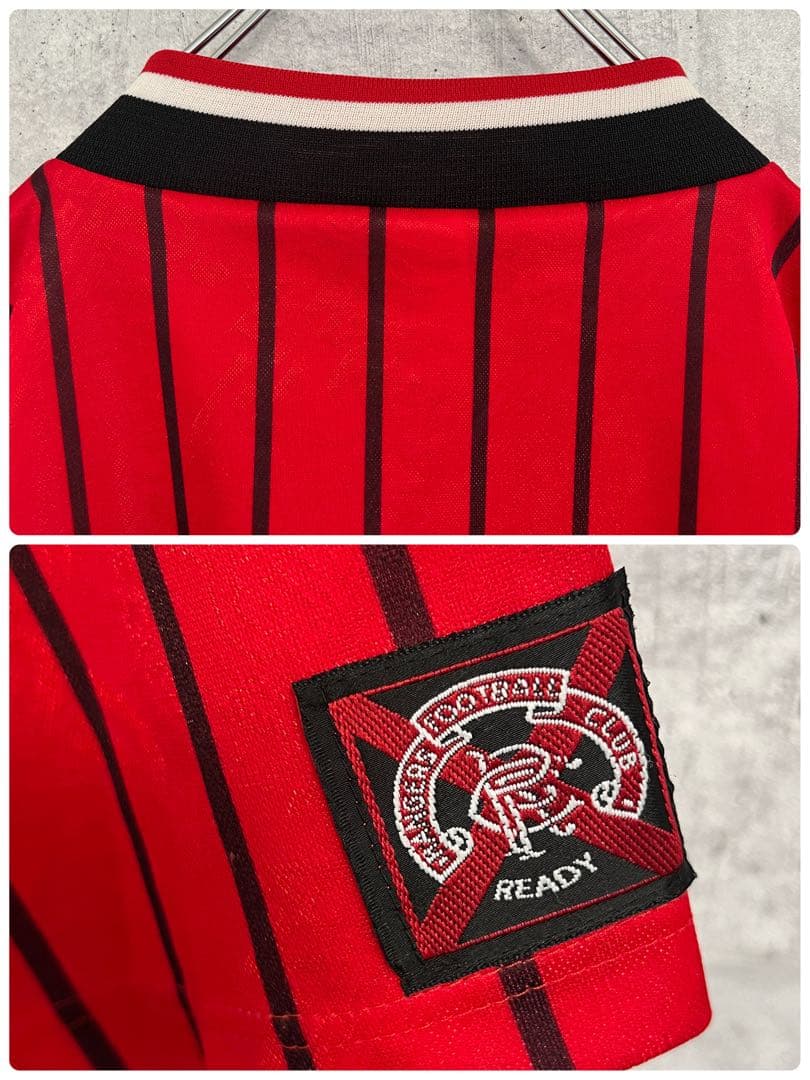 グラスゴーレンジャーズ限定品アウェイ半袖ユニフォーム　スコットランド 赤　刺繍.