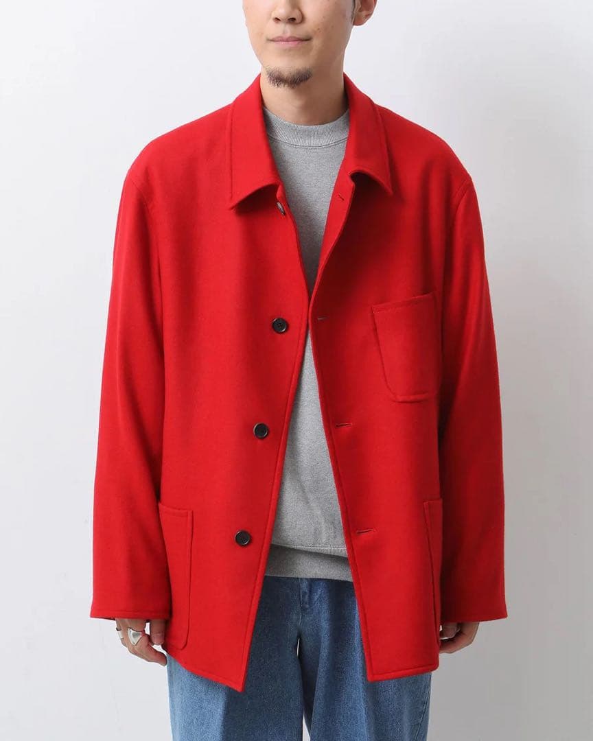 ジャケット・アウター A.PRESSE Cashmere Coverall Jacket