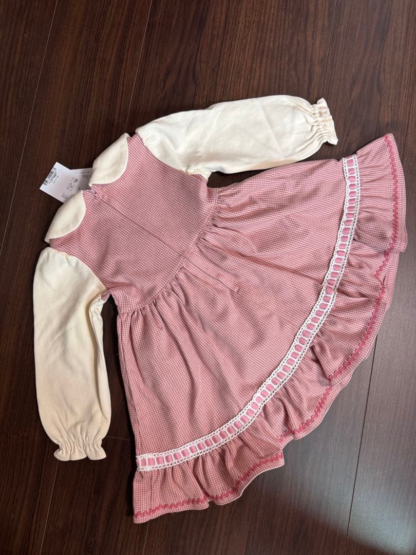 シャーリーテンプルうさぎ千鳥ジャガードワンピース